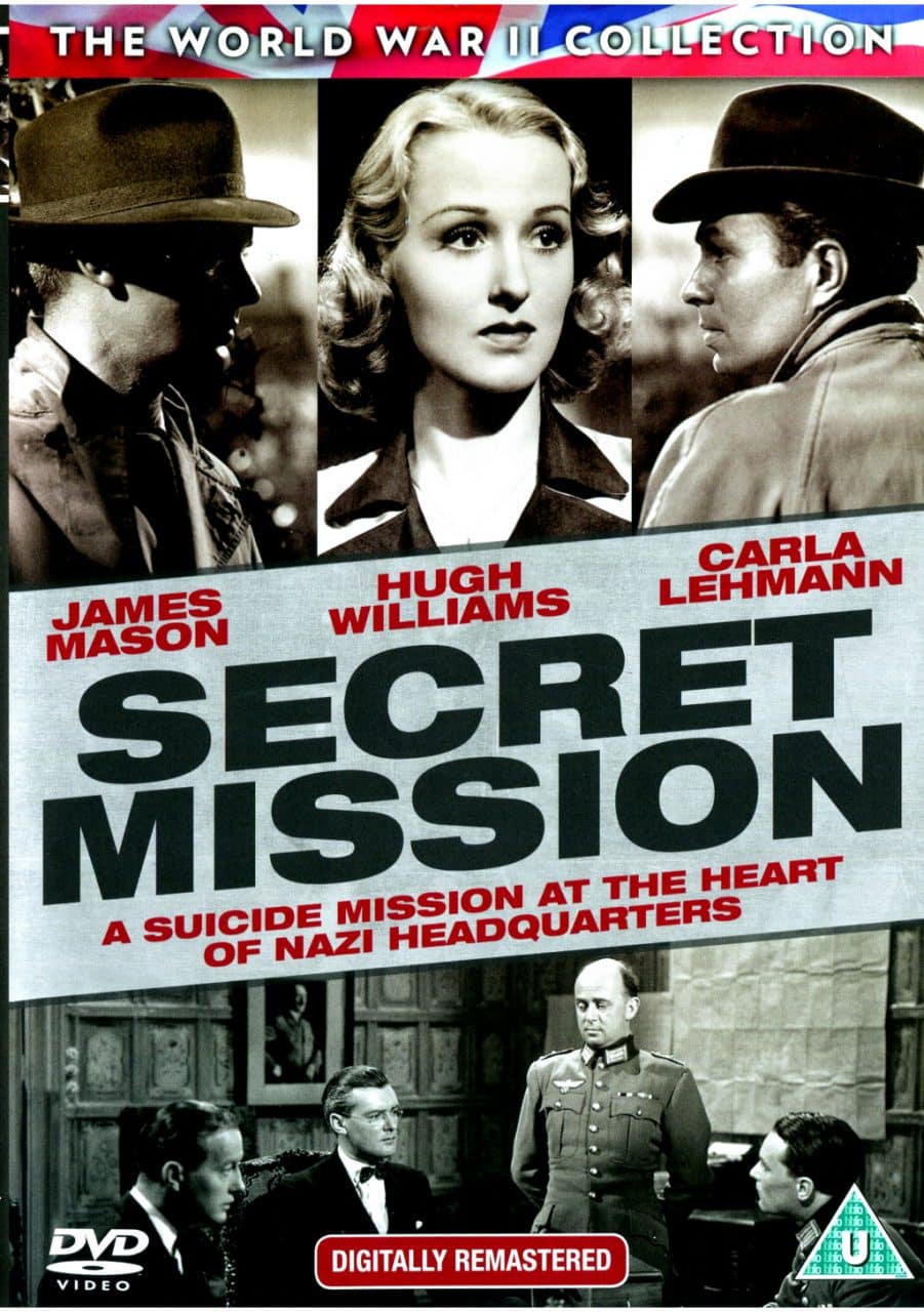 Secret Mission James Mason DVD Film Classics