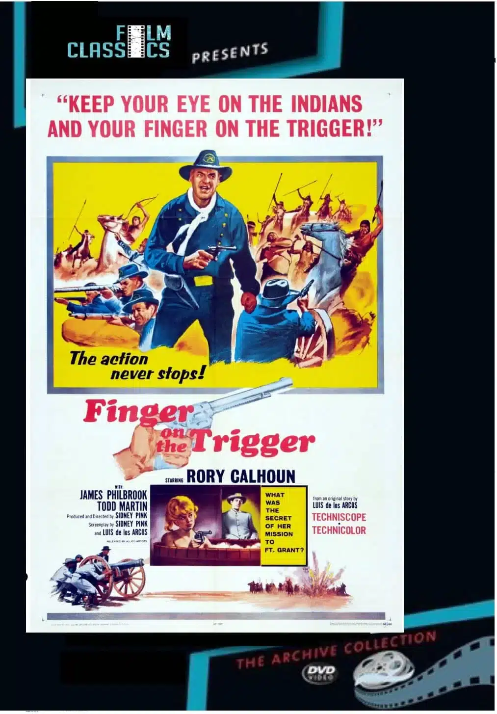 Finger On The Trigger To My Dear Juliet Finger on the Trigger - Rory Calhoun DVD - Film Classics